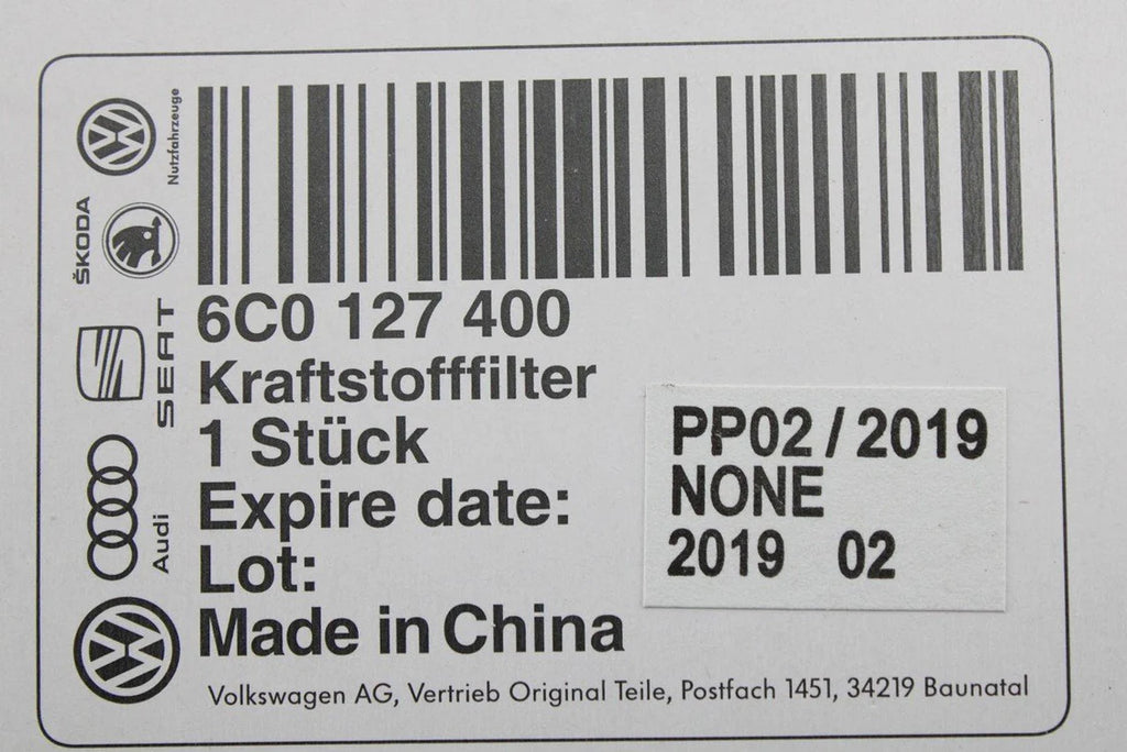 Filtru de Motorină Original Audi, VW, Skoda, Seat 1.2 / 1.4 / 1.6 TDI