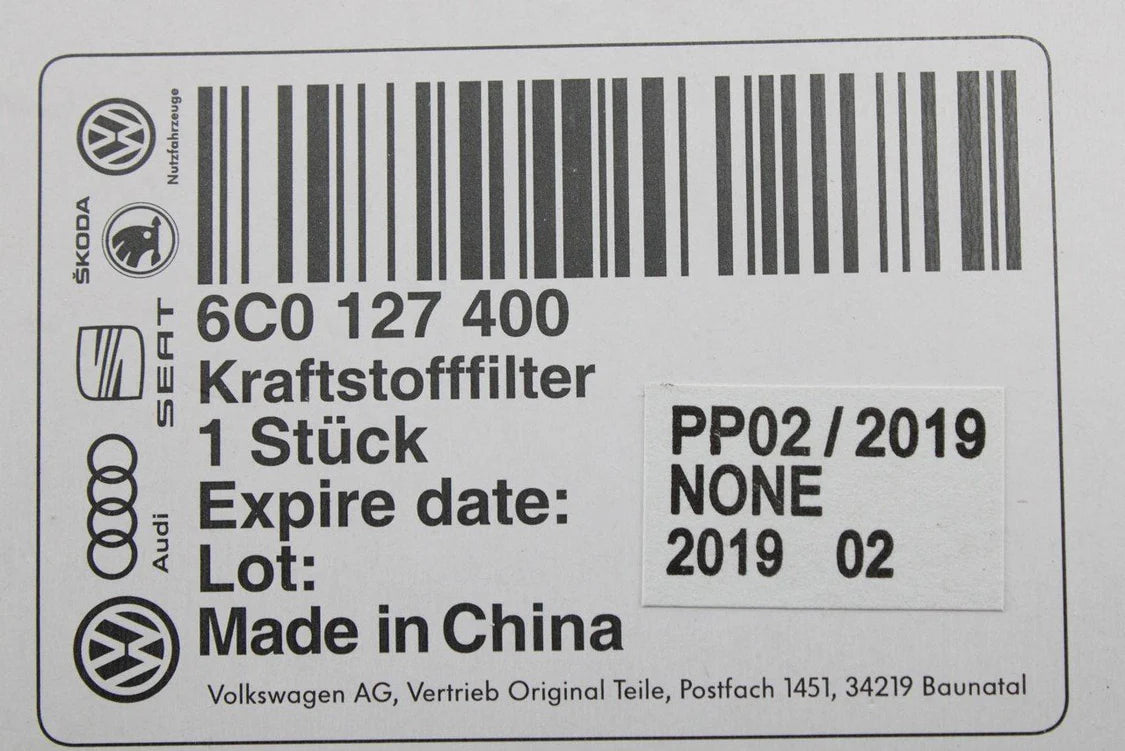 Filtru de Motorină Original Audi, VW, Skoda, Seat 1.2 / 1.4 / 1.6 TDI