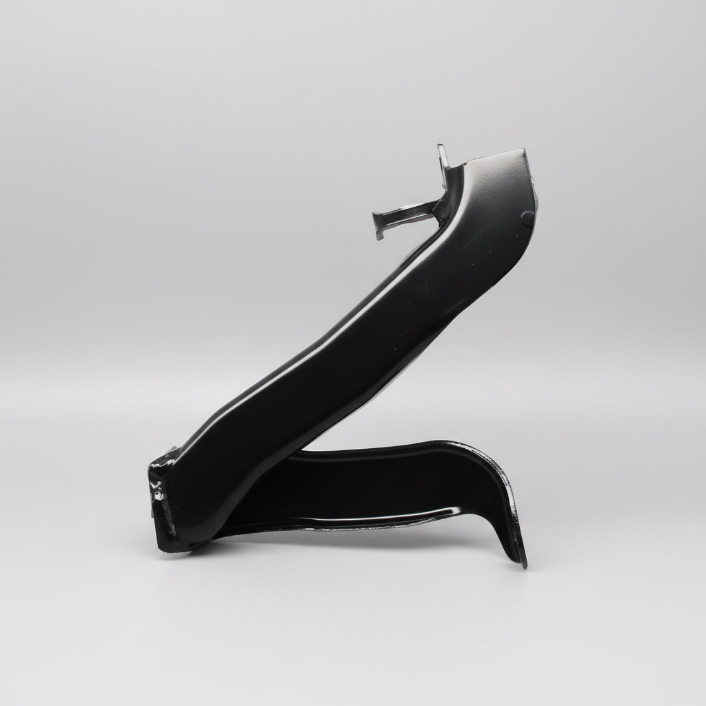 A black metal automotive bracket or clip, photographed on a white background with a faint OEM Genuine Parts watermark.
