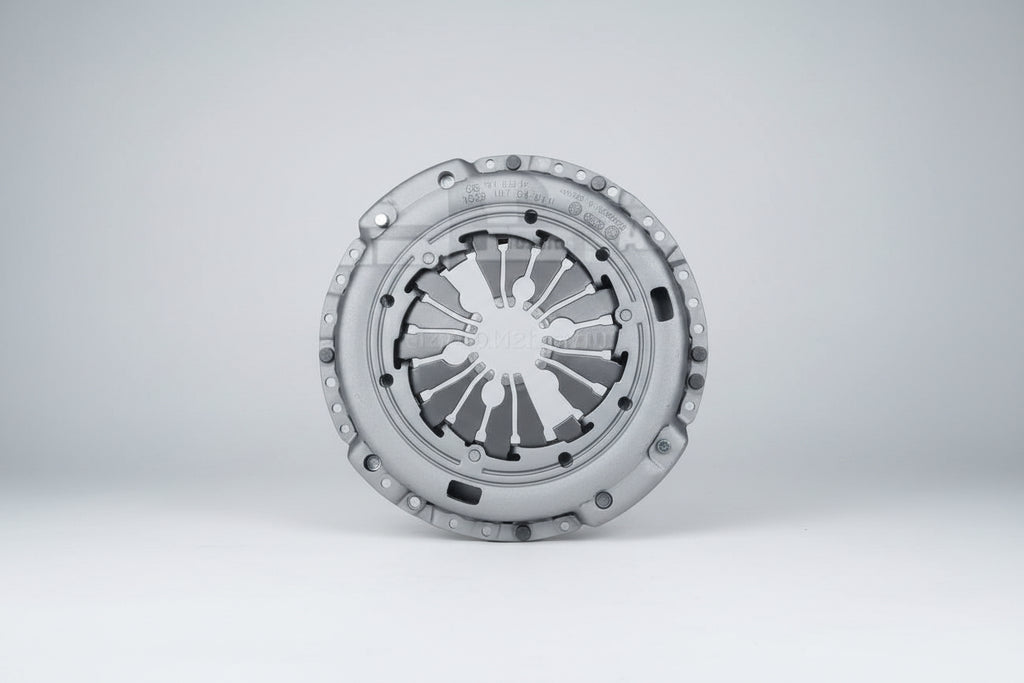 Clutch plate on a black background