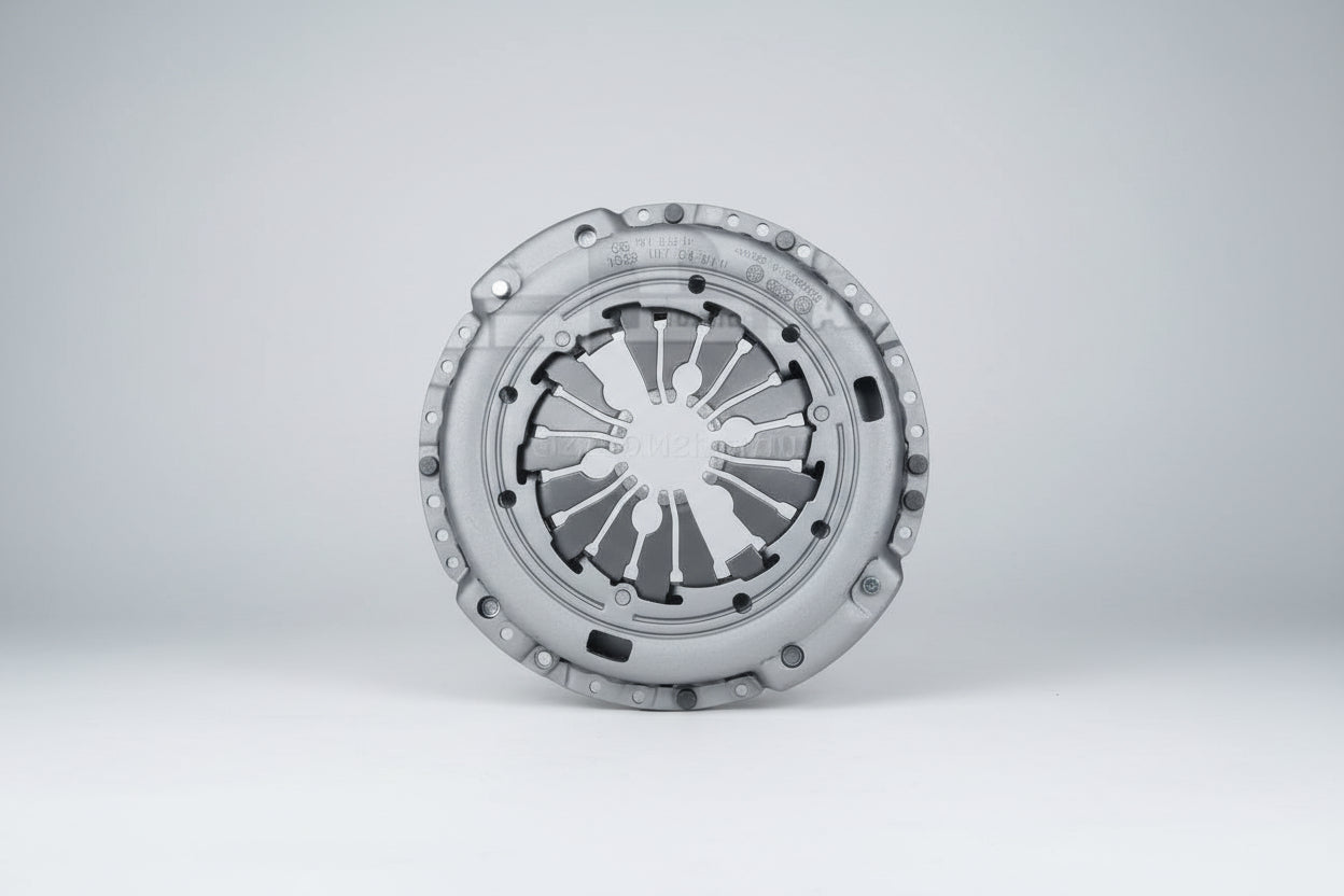 Clutch plate on a black background