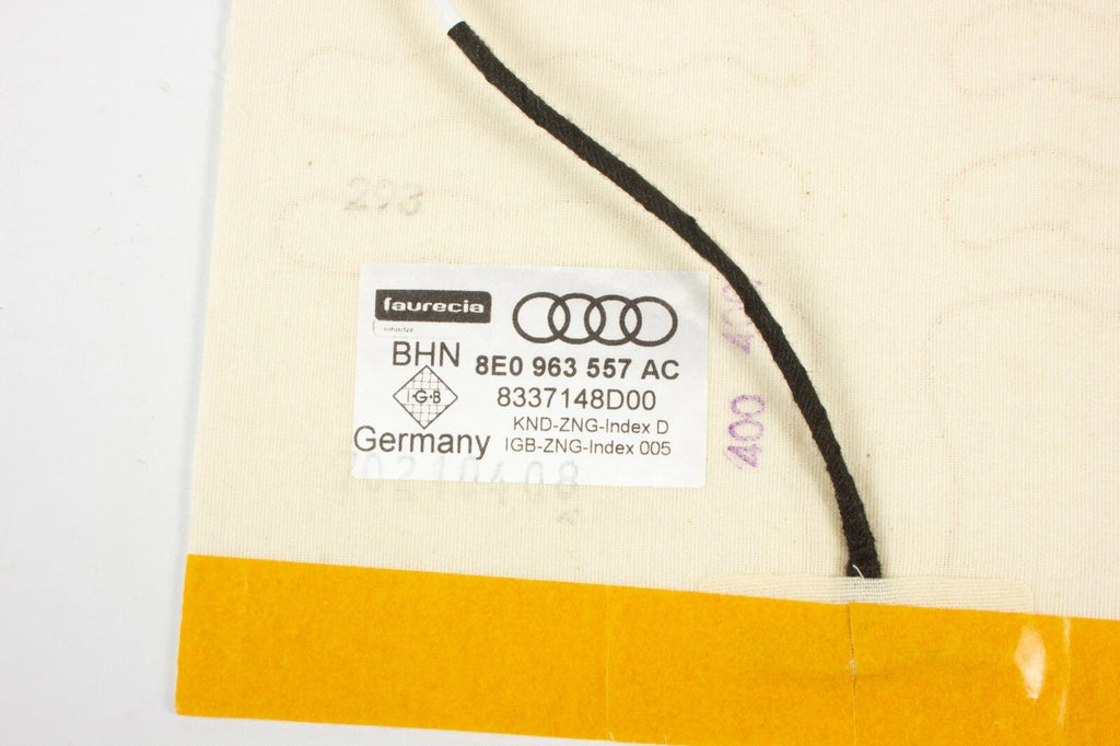 Rezistență Încălzire Spătar Scaun Stânga Față – Audi A4 / A4 Quattro / S4 / RS4 (2005–2008) – 8E0963557AC – Nou