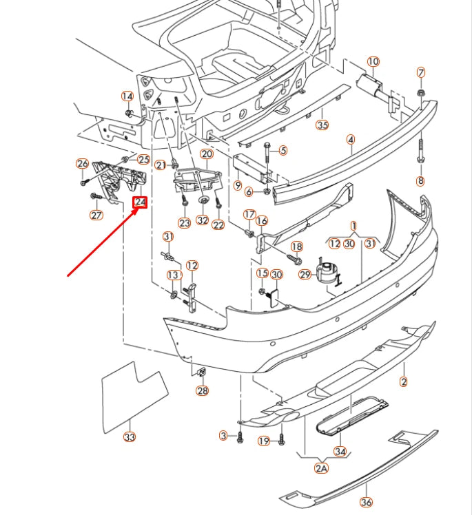 Secțiune ghidare OEM Audi A6/S6/Avant/Quattro 4F (2005-2011)